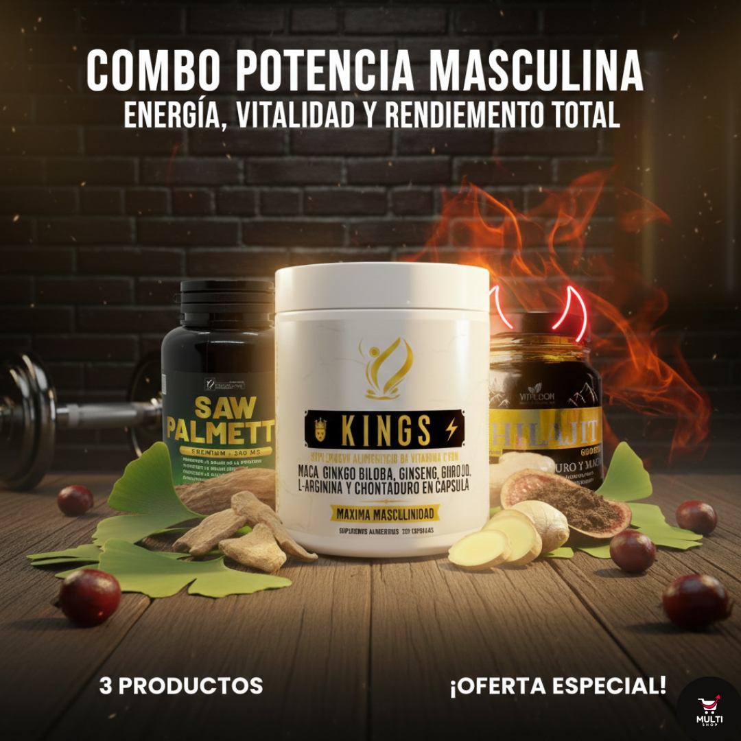 Pack Macho Alfa 360°: Salud y Virilidad Total