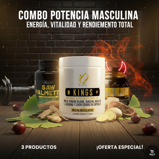 Pack Macho Alfa 360°: Salud y Virilidad Total