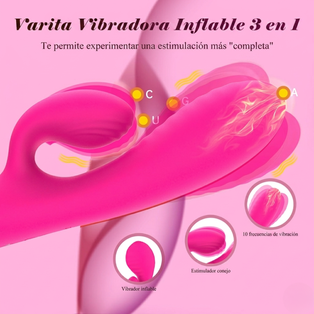 VIBRADOR INFLABLE MASTRUBADOR