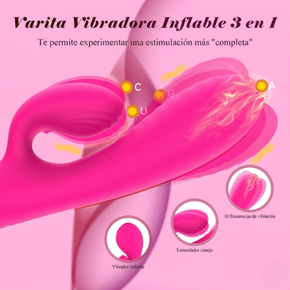 VIBRADOR INFLABLE MASTRUBADOR