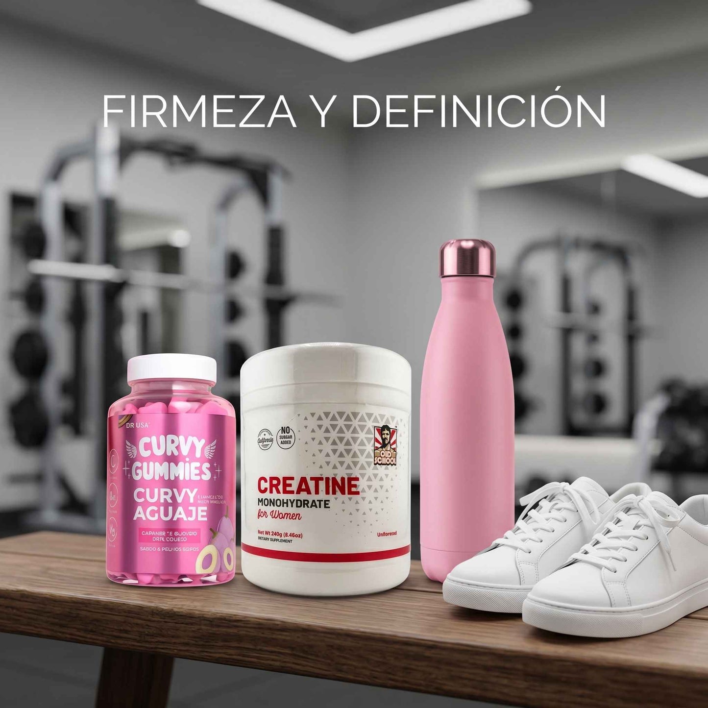PACK CURVAS & FIRMEZA CURVY GUMMIES + CREATINE FOR WOMEN