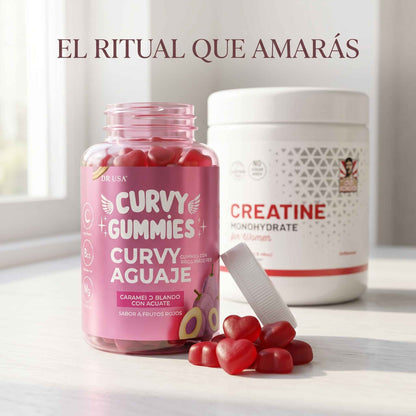 PACK CURVAS & FIRMEZA CURVY GUMMIES + CREATINE FOR WOMEN